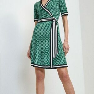 Karen Millen Women Geo Jacquard Knit Dress